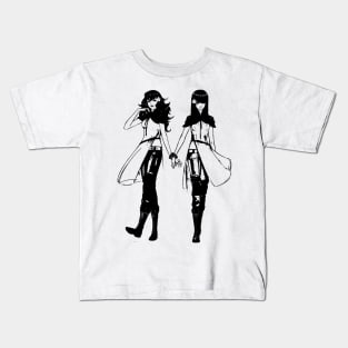 Weathered Devola/Popola Nier Automata Kids T-Shirt